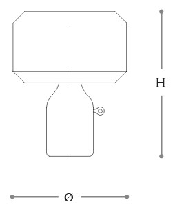 Lampada-Odette Odile-Incanto-Italamp-a-sospensione-dimensioni